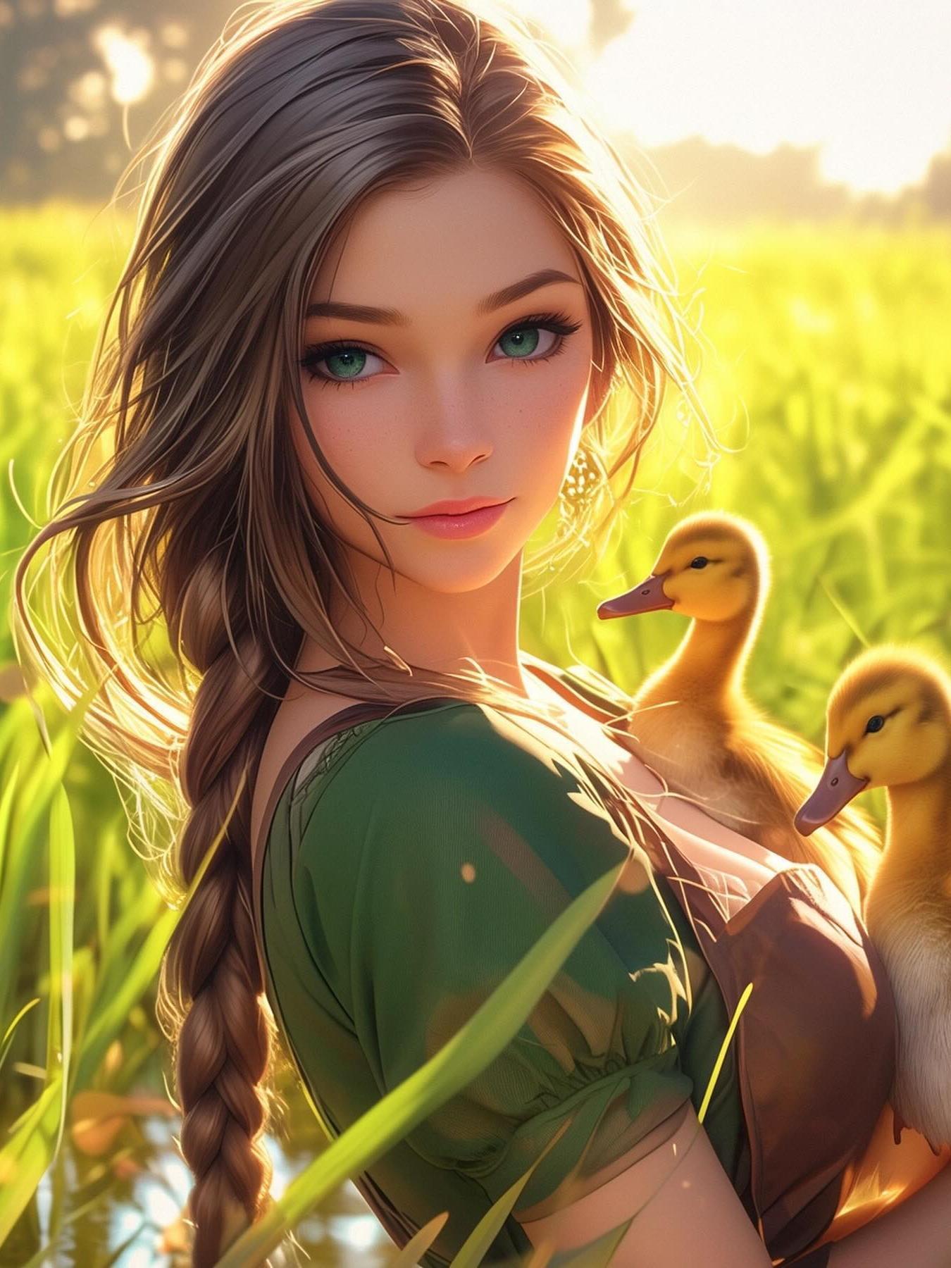 Beautiful Girl | Diamond Painting