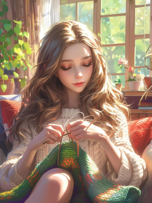 Beautiful Girl | Diamond Painting