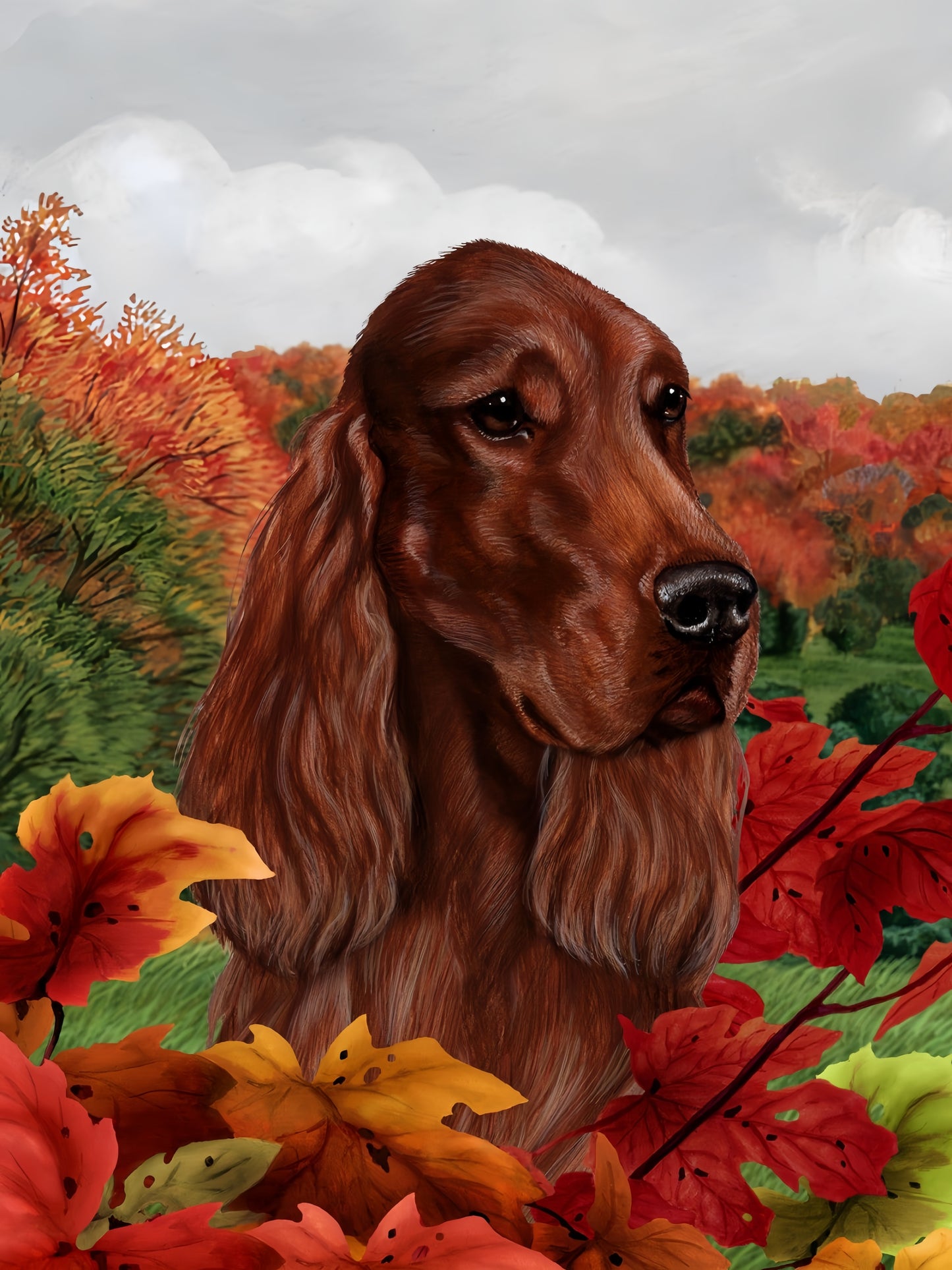 Irish Setter Dog | Diamond Painting