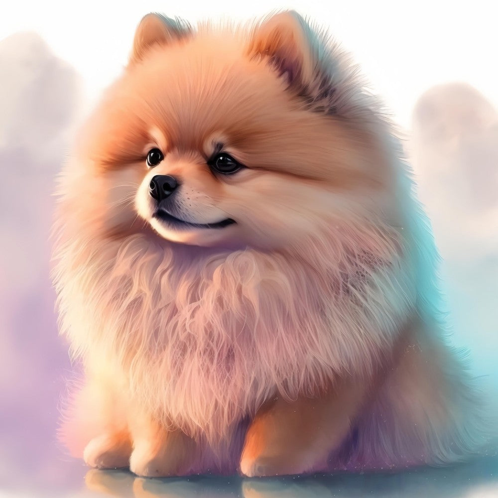 Pomeranian Dog | Diamond Painting
