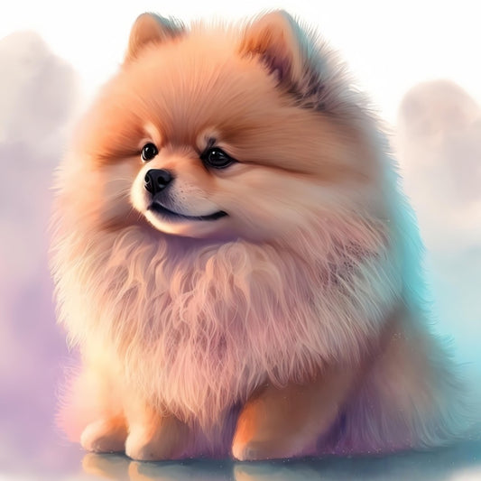 Pomeranian Dog | Diamond Painting