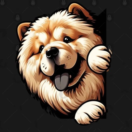 Dog Chow Chow | Diamond Painting