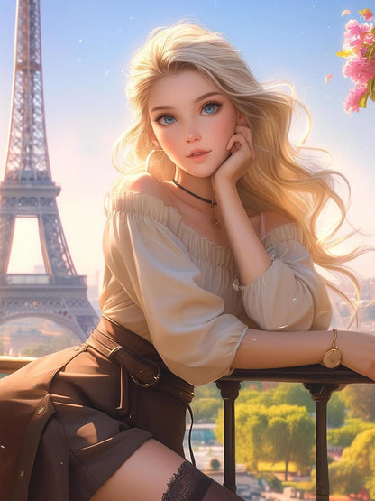Beautiful Girl | Diamond Painting