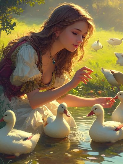 Beautiful Girl | Diamond Painting