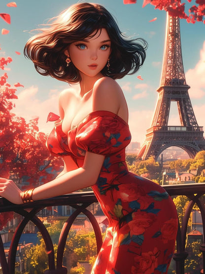 Beautiful Girl | Diamond Painting