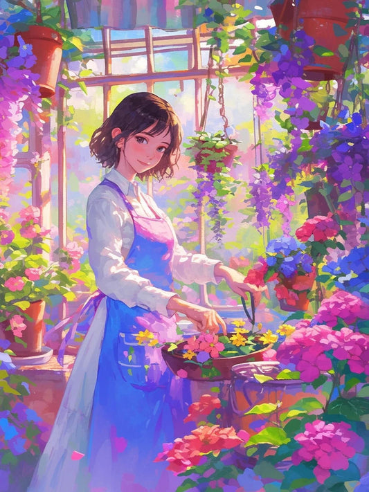 Beautiful Girl | Diamond Painting