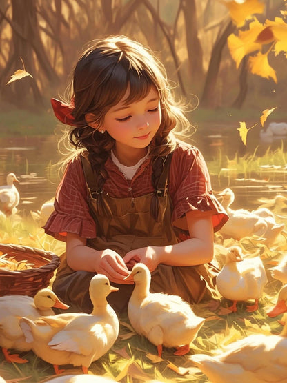 Beautiful Girl | Diamond Painting