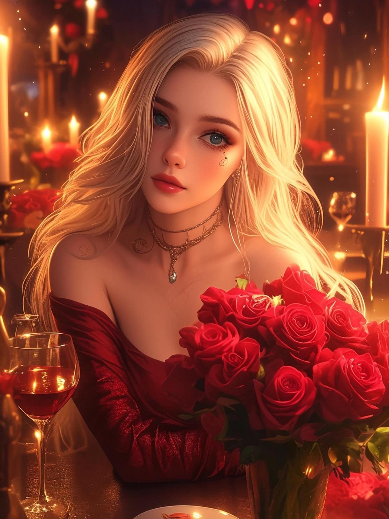 Beautiful Girl | Diamond Painting