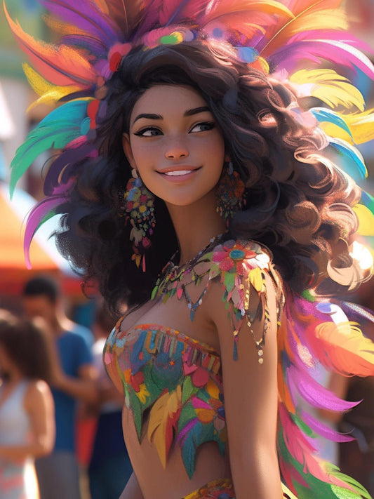 Beautiful Girl | Diamond Painting