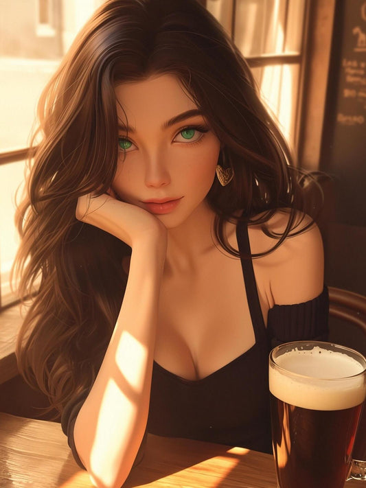 Beautiful Girl | Diamond Painting