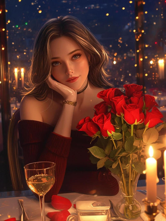 Beautiful Girl | Diamond Painting