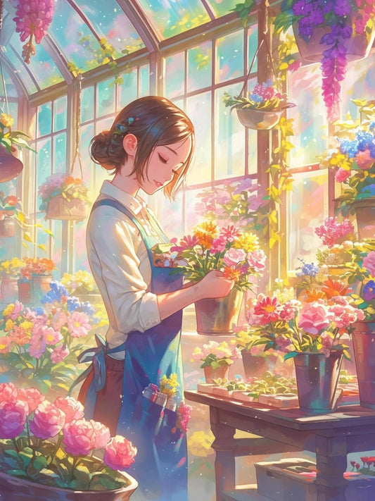 Beautiful Girl | Diamond Painting