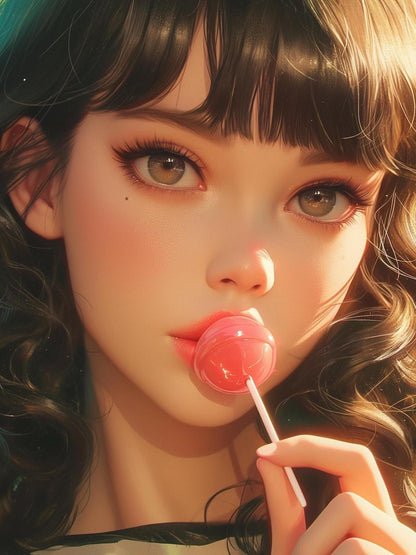 Beautiful Girl | Diamond Painting