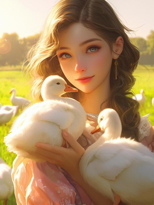 Beautiful Girl | Diamond Painting