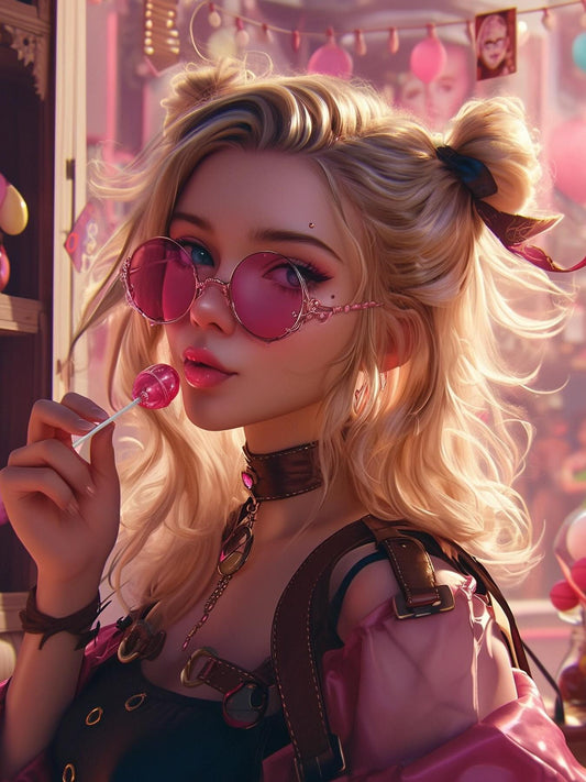 Beautiful Girl | Diamond Painting