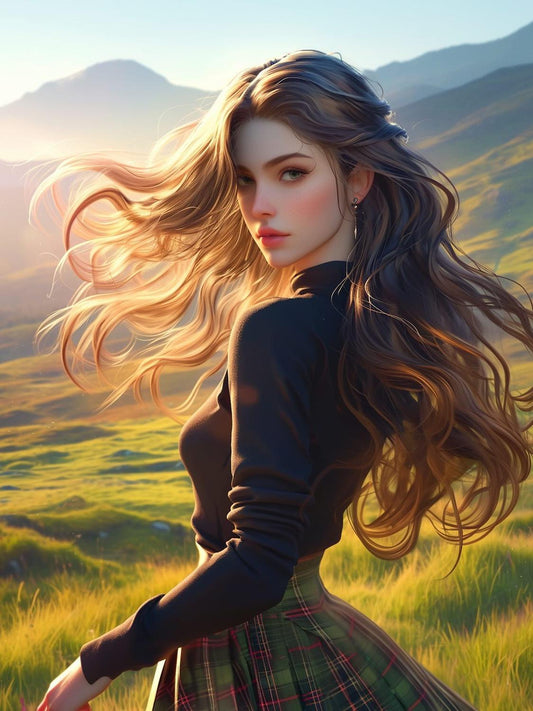 Beautiful Girl | Diamond Painting