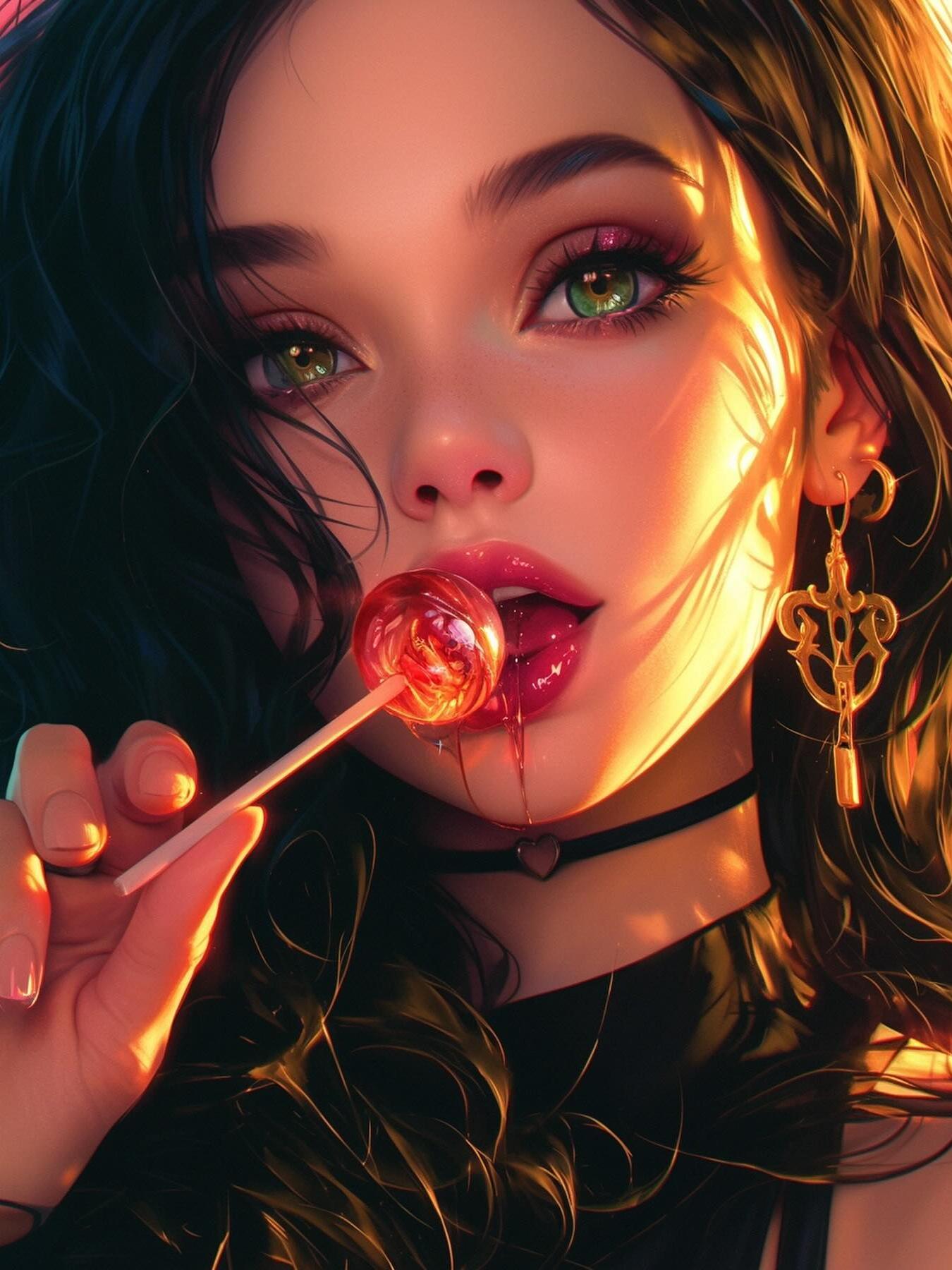 Beautiful Girl | Diamond Painting