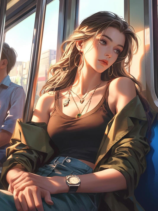 Beautiful Girl | Diamond Painting