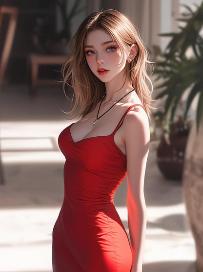 Beautiful Girl | Diamond Painting