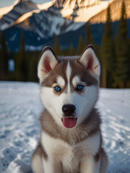 Husky Dog | Diamond Painting