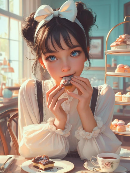 Beautiful Girl | Diamond Painting