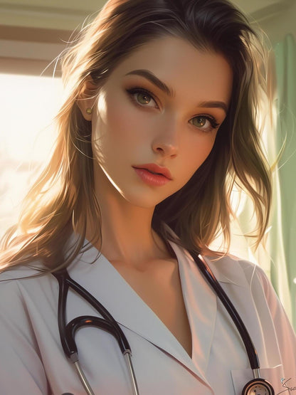 Beautiful Girl | Diamond Painting