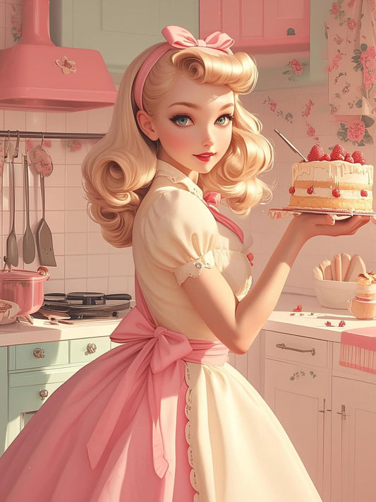 Beautiful Girl | Diamond Painting