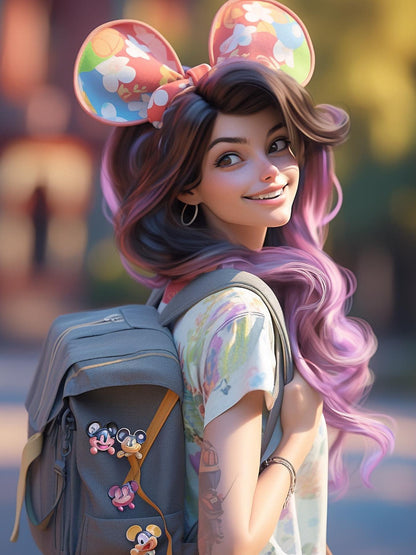 Beautiful Girl | Diamond Painting