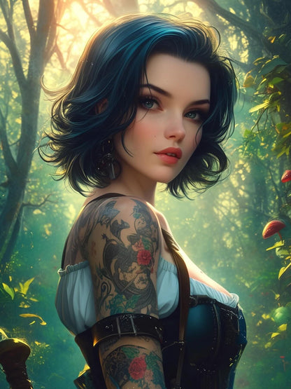 Beautiful Girl | Diamond Painting