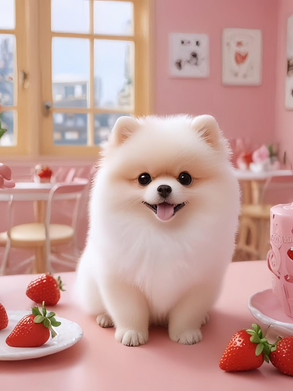 Pomeranian Dog | Diamond Painting