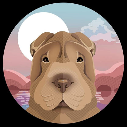 Shar Pei Dog | Diamond Painting
