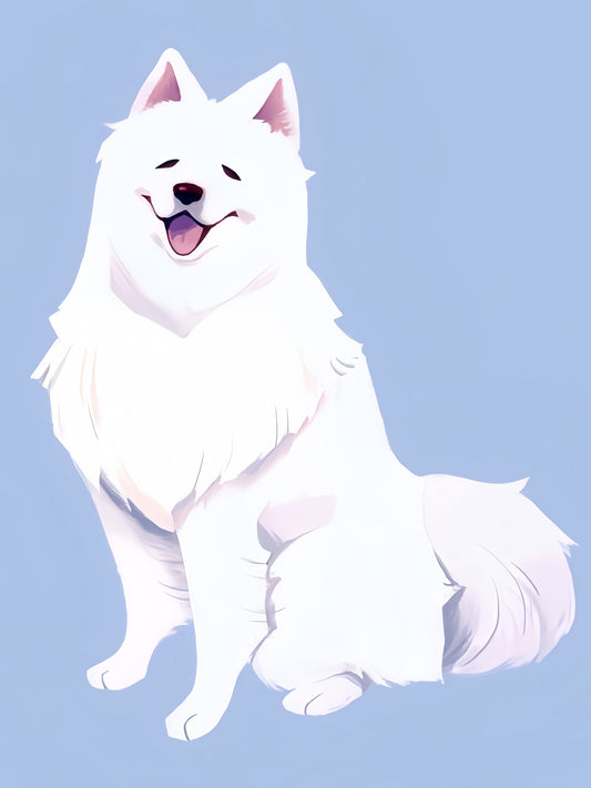 Samoyed Dog | Diamond Painting