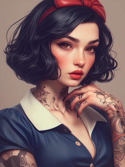 Beautiful Girl | Diamond Painting