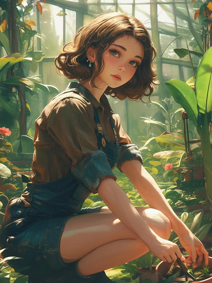 Beautiful Girl | Diamond Painting