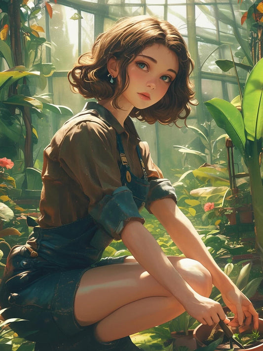 Beautiful Girl | Diamond Painting