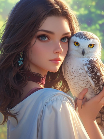 Beautiful Girl | Diamond Painting