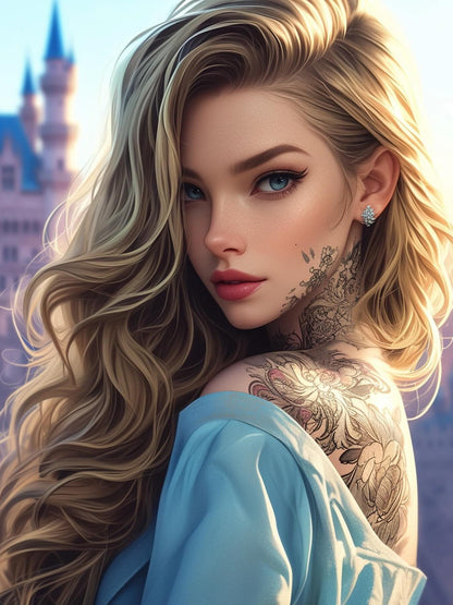 Beautiful Girl | Diamond Painting