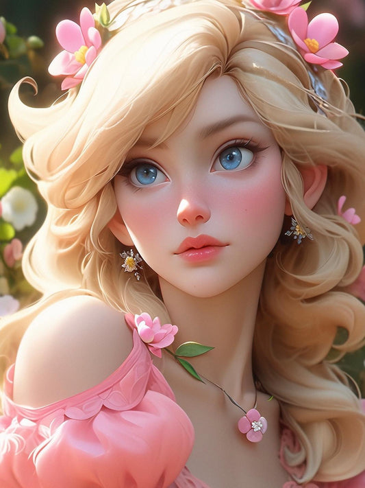 Beautiful Girl | Diamond Painting