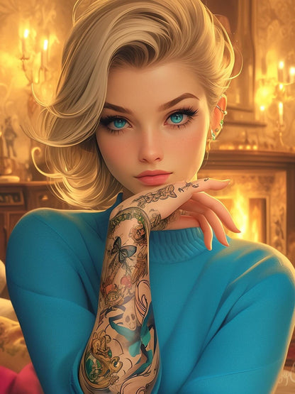 Beautiful Girl | Diamond Painting