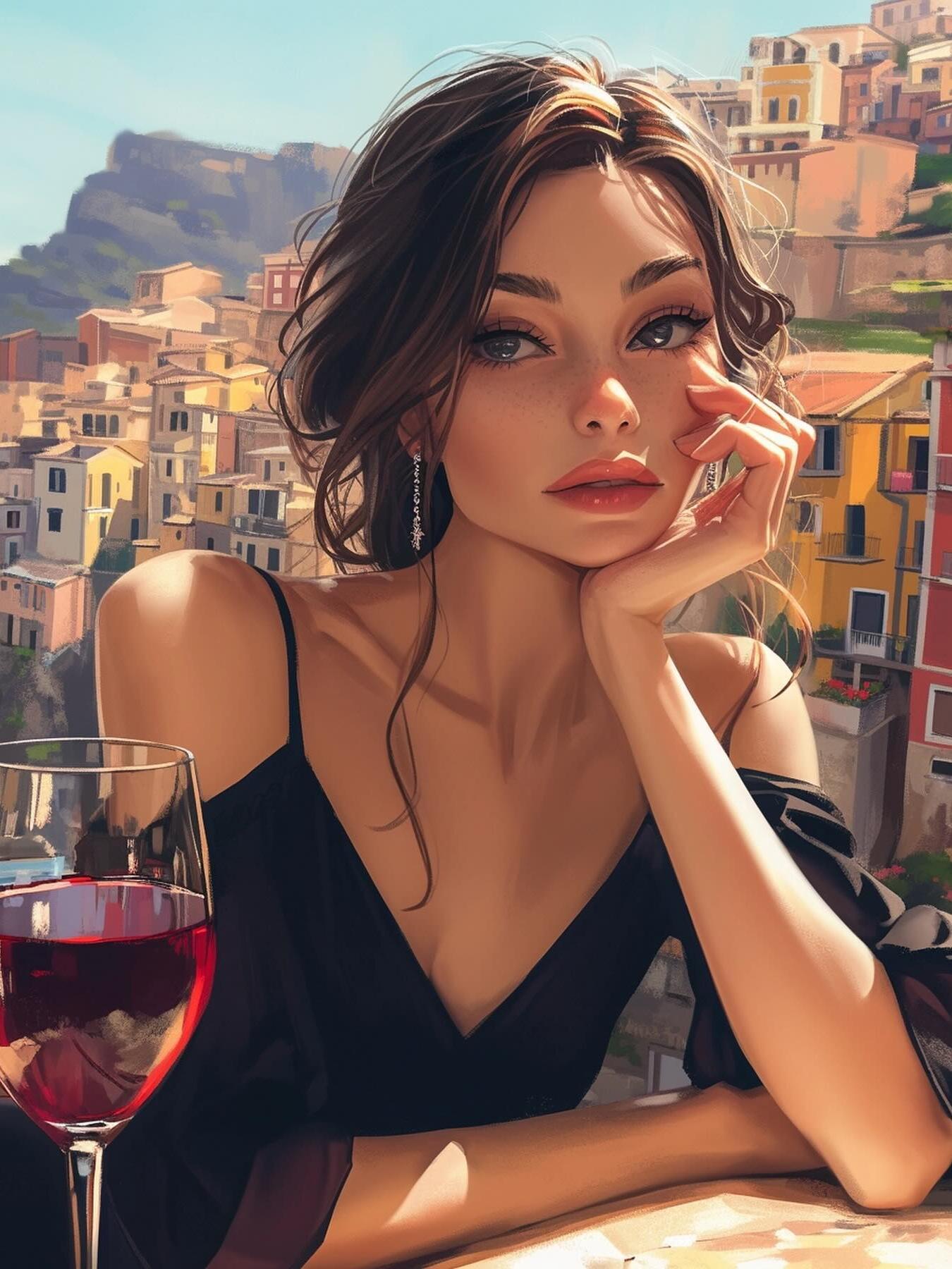 Beautiful Girl | Diamond Painting