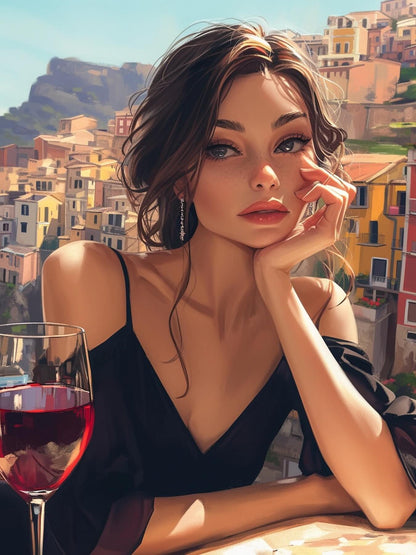 Beautiful Girl | Diamond Painting