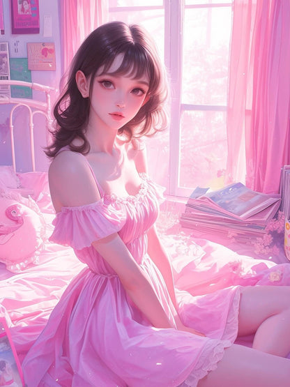 Beautiful Girl | Diamond Painting