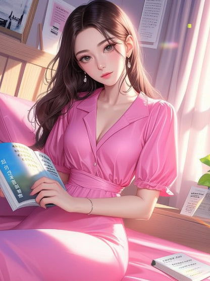 Beautiful Girl | Diamond Painting