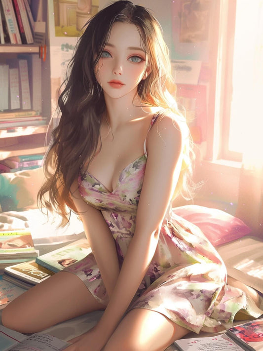 Beautiful Girl | Diamond Painting