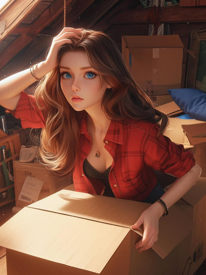 Beautiful Girl | Diamond Painting