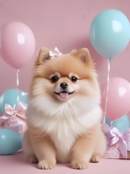 Pomeranian Dog | Diamond Painting