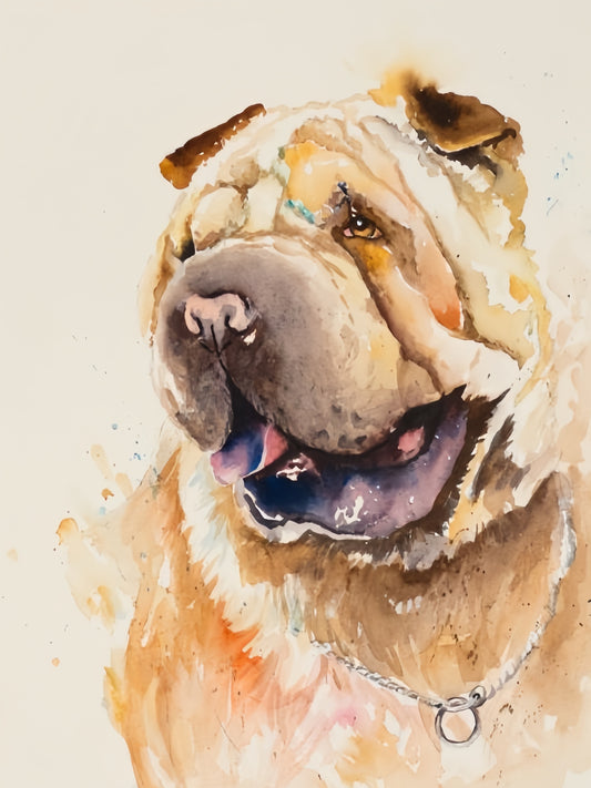 Shar Pei Dog | Diamond Painting
