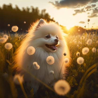 Pomeranian Dog | Diamond Painting