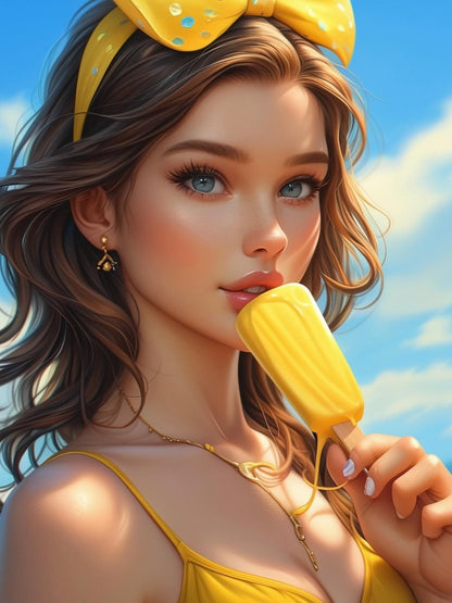 Beautiful Girl | Diamond Painting