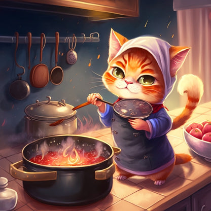 Midnight Cat | Diamond Painting